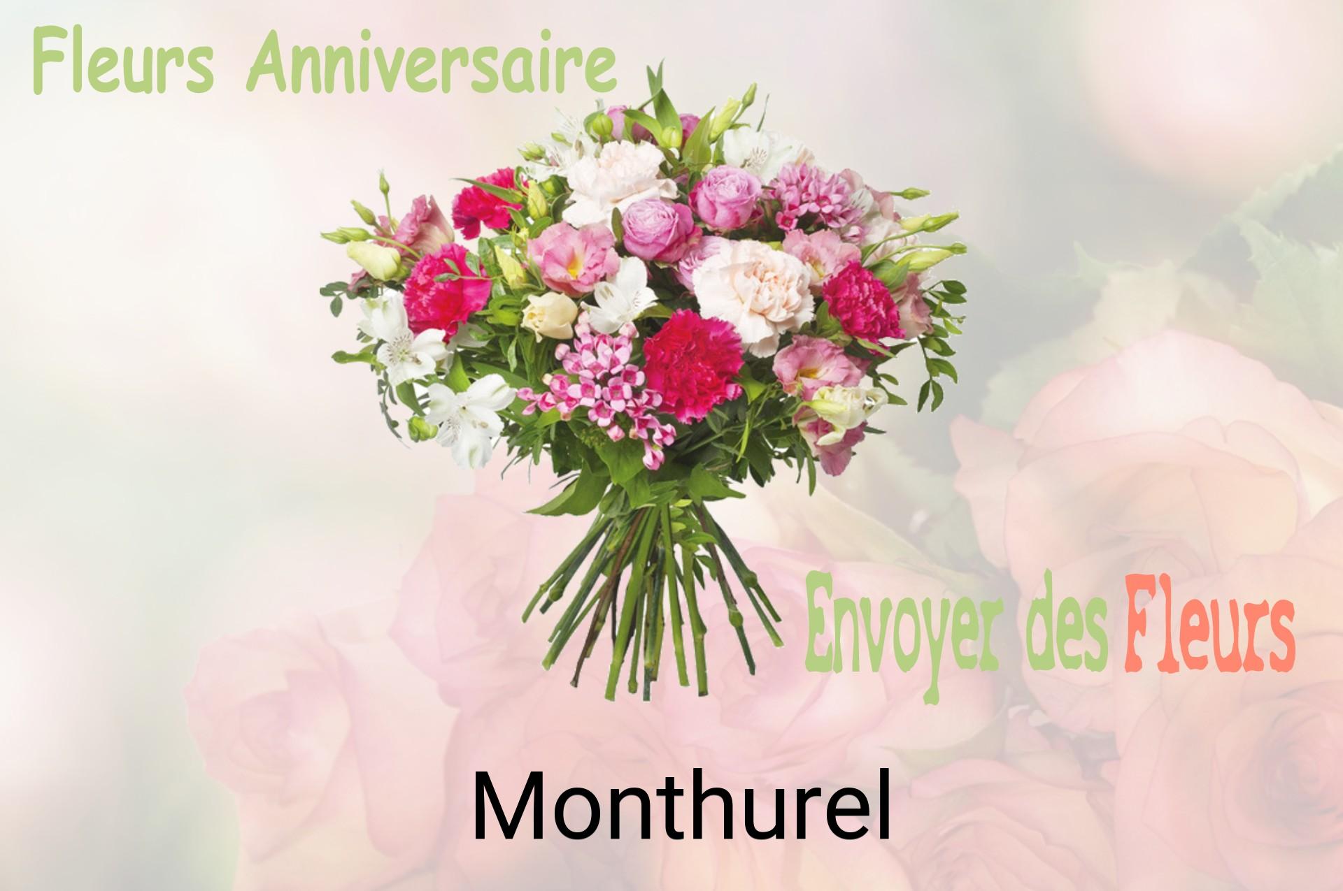 Bouquet de fleurs d’anniversaire livré à Monthurel